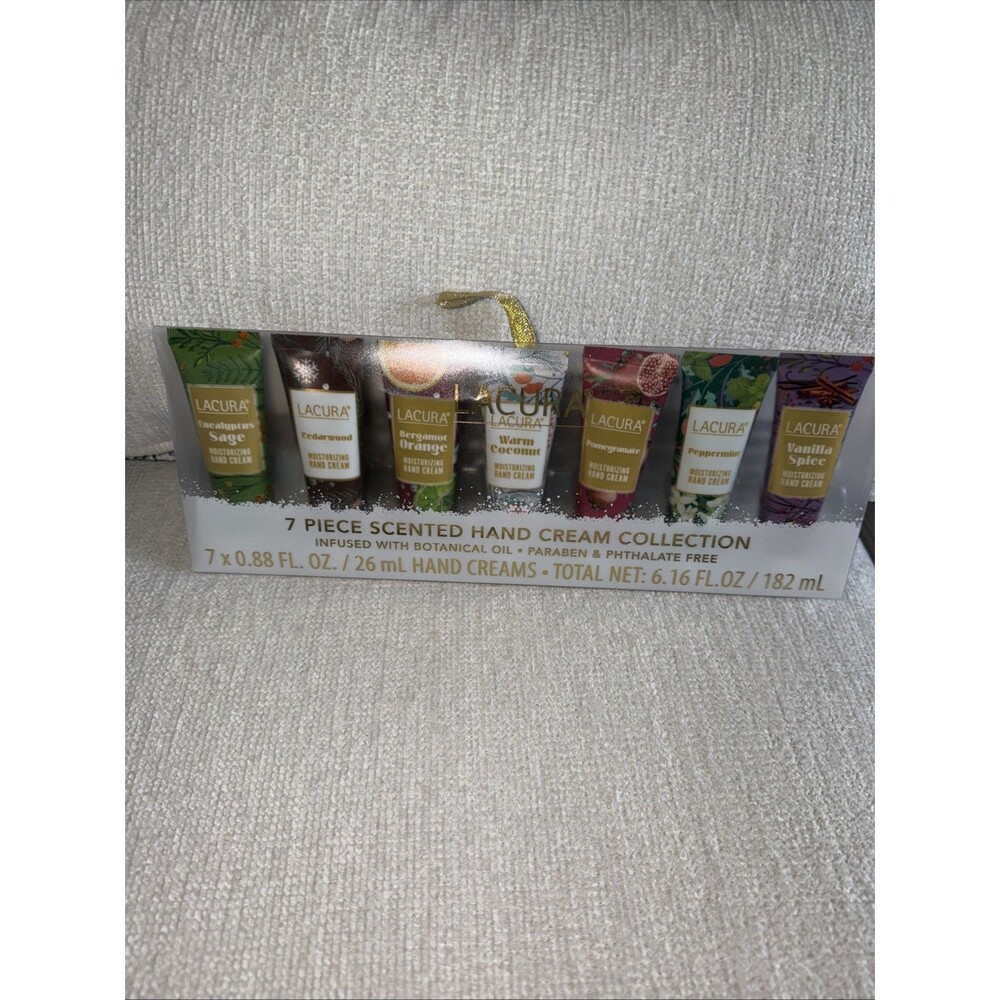 Lacura 7 Piece Scented Moisturizing Hand Cream Collection 0.88oz Each